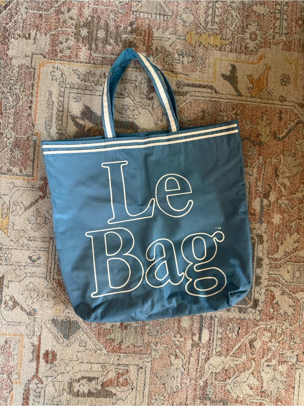 Blue Vintage 'Le Bag' Tote Bag
